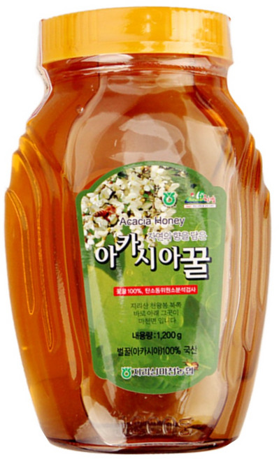 [지리산 마천농협] 지리산 마천골 농협 벌꿀 아카시아꿀(병) 1.2kg, 1개