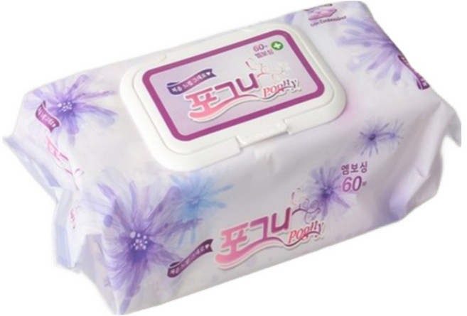 포그니 물티슈 60매 (10팩+8팩) 1box 유아용물휴지 최신제품 빅사이즈 도톰한엠보싱, 60개입, 18개