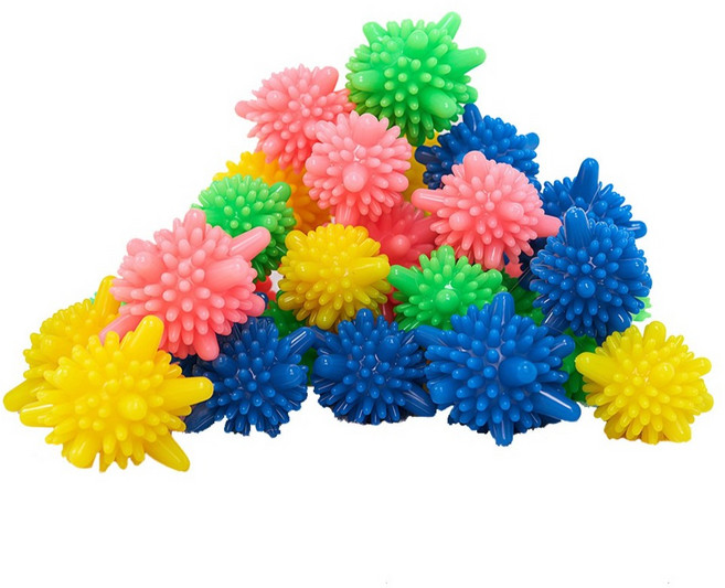 실리콘 세탁볼 대형 30p 구김 방지 세탁기 전용 드럼 겸용 컬러 세트, 30개, 믹스 컬러