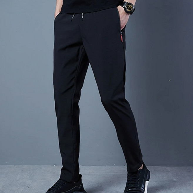 WINNS 남자 트레이닝바지 일자핏 사계절 스판 밴딩바지