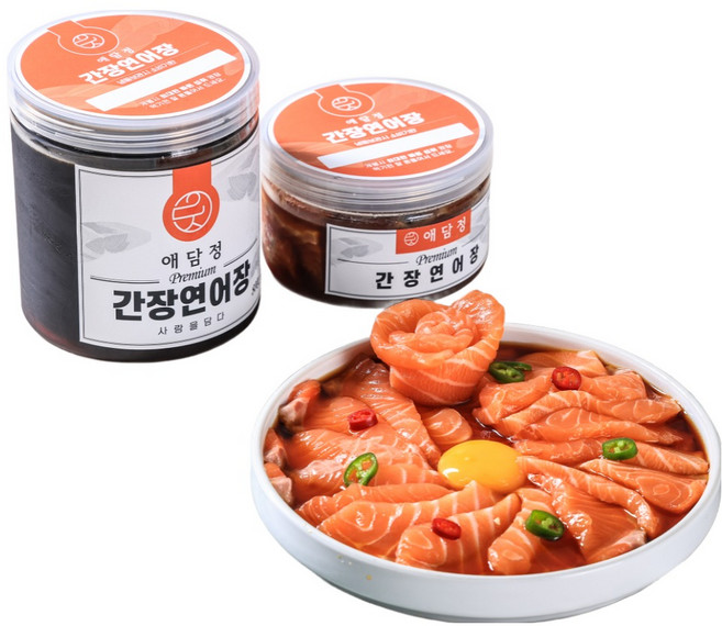 애담정 프리미엄 간장연어장, 1개, 300g