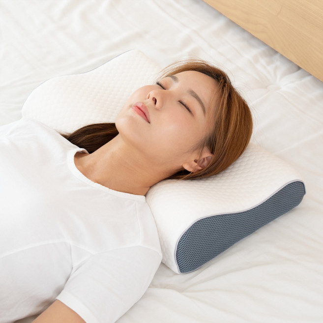 닥터써클 경추베개 메모리폼 어깨 허리 목디스크 일자목 거북목 낮은 베개 목이편한 목베개, 1개