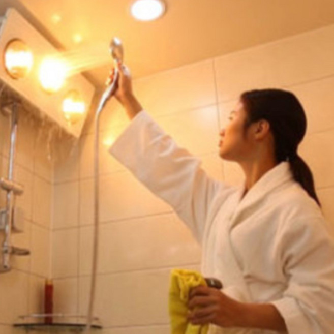 나노전자 욕실난로 화장실 난방기 벽걸이 겨울철 온열기 히터 2구