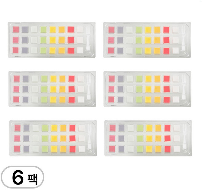 과일큐브치즈 8가지맛 24구간식 안주, 6개, 90g