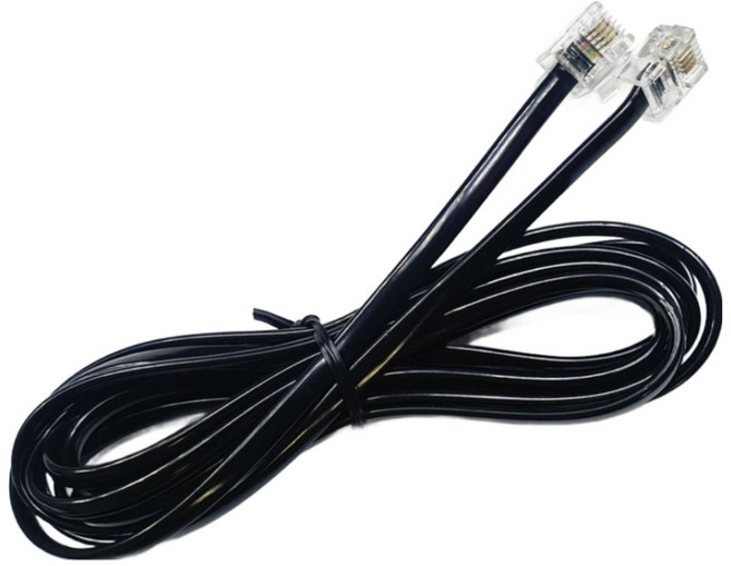 [COMEBANK] 전화선 전화케이블 팩스선 팩스케이블 팩스전화연결 카드단말기전화연결 전화선 팩스선 연장 연결 I잭 Y잭 RJ11 RJ12, [COMEBANK]전화선5M [6P4C]