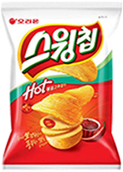 오리온 미니스낵 스윙칩 볶음고추장맛 30g 30개입 [박스], 30개