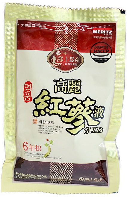 6년근 고려홍삼액 6000mL 100mL 60포, 60개