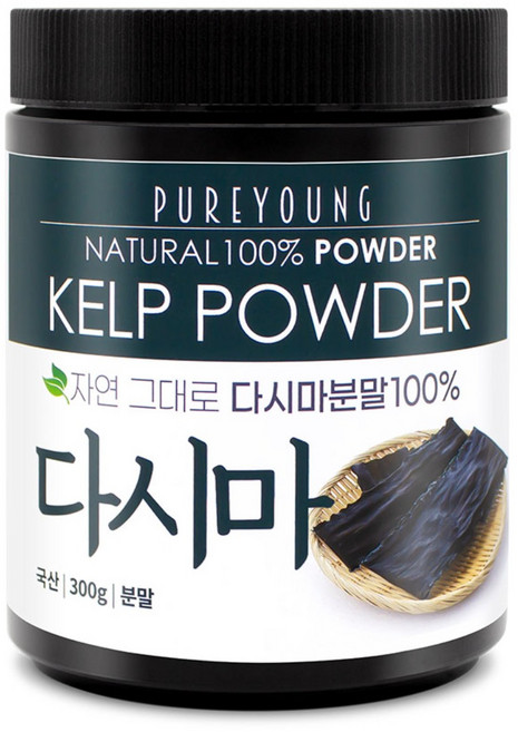 퓨어영 국산 다시마가루 300g, 국내산다시마가루300g, 1개