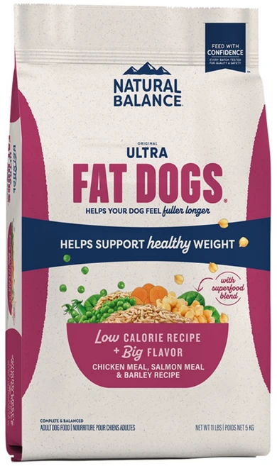 내추럴발란스 어덜트 강아지 오리지날 울트라 팻독 레시피 건식사료, 닭+연어+보리, 5kg, 1개 - 쿠팡