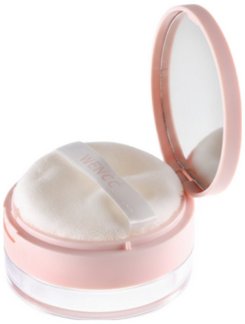 데일리프렌즈 가루망 파우더 용기 6.9 x 2.8 cm, 핑크, 1개