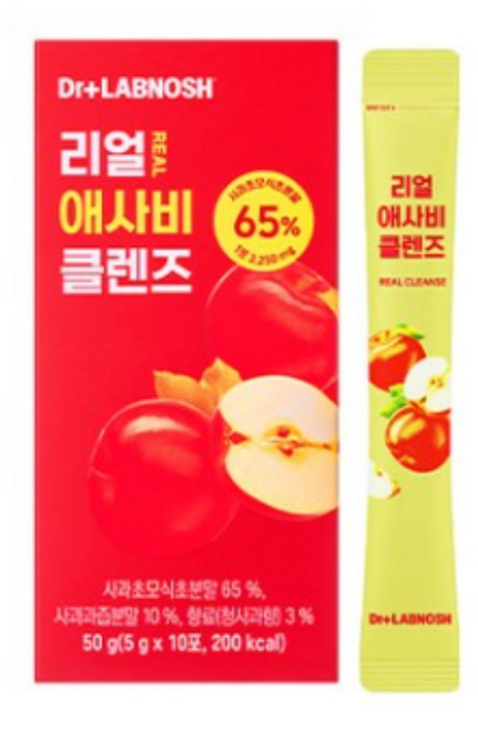 닥터랩노쉬 리얼 애사비 클렌즈, 1박스, 50g