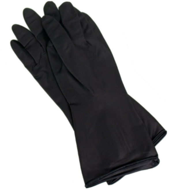 휴크래프트 슬림핏 프리미엄 니트릴 고무장갑 튼튼한 주방장갑, 3세트, 대(L), 매트블랙