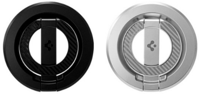 삼성 정품 듀얼 마그넷 링 홀더 맥세이프 스탠드 그립 톡홀더 + 사은품, 1개, 블랙+(케이블홀더1개)