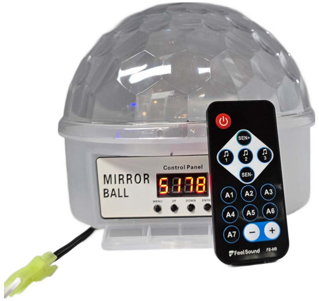 노래방몰 조명 LED밀러볼 리모컨으로 간단 조작 어디서나 노래방 연출 가능-가정에서 사용 가능한 AC코드, 업소용