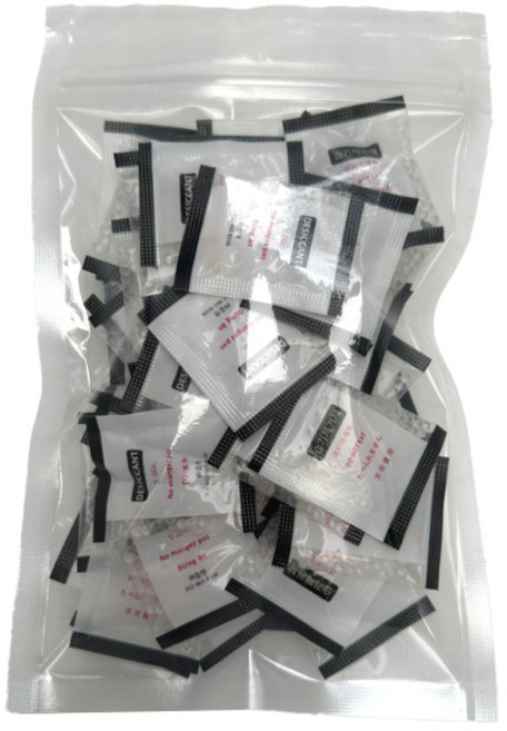 실리카겔 습기제거제 식품용 제습제 자체반응형, 1g, 50개