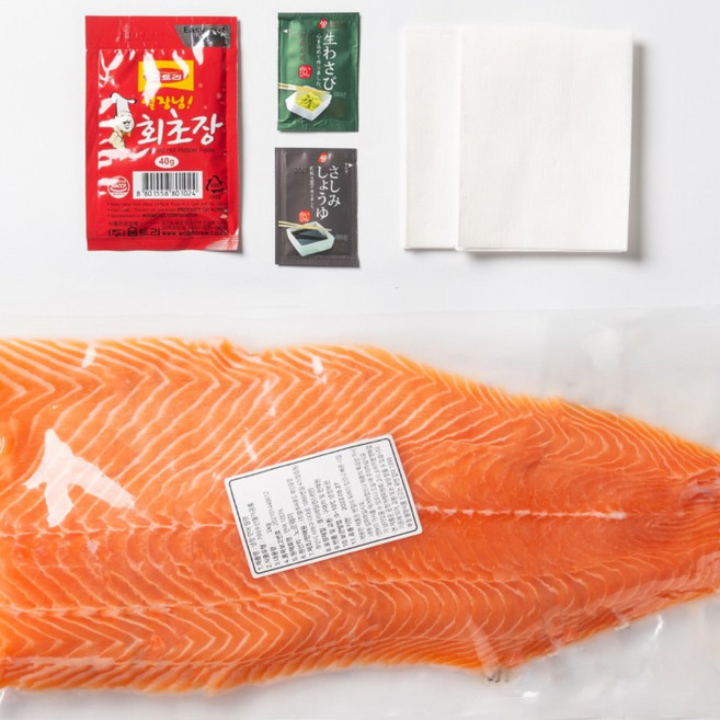 대한민국농수산 노르웨이 딥스킨 생연어 200g, 딥스킨 생연어 1kg, 1개