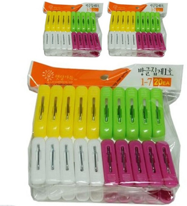 일조화학 방글집게 1호, 혼합색상, 60개