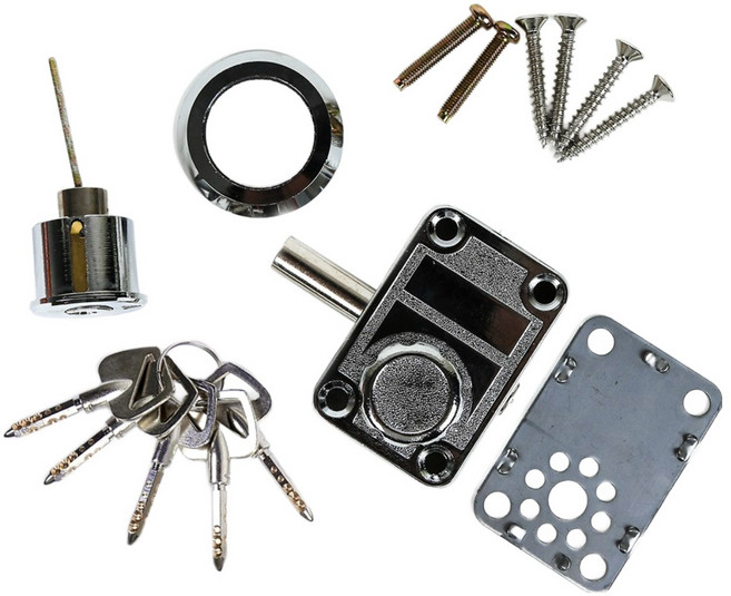 유리문 보조키 잠금장치 하부 샷시문 강화도어 1구 육각키 열쇠, 1개