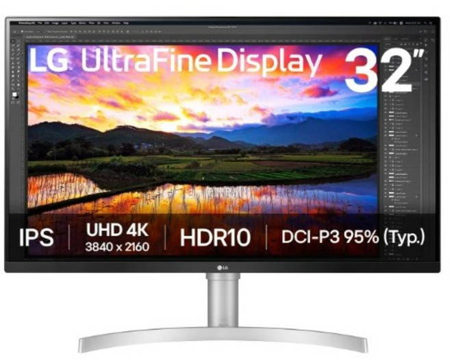 LG전자 4K UHD 모니터, 81.25cm, 32UN650K 엘모니터