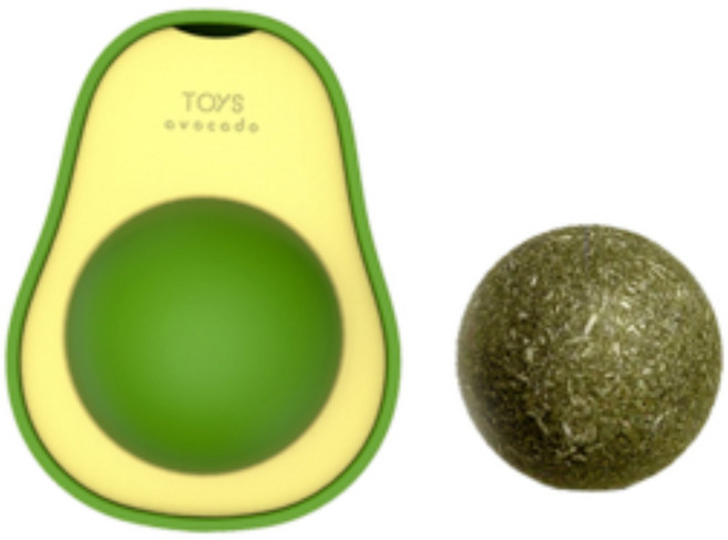 avocado 캣닢볼 고양이 장난감, 1개