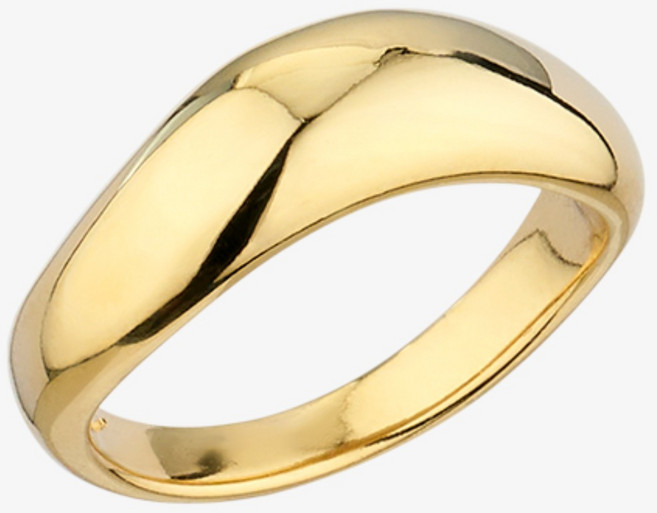 골드앤디어 볼드 웨이브 반지