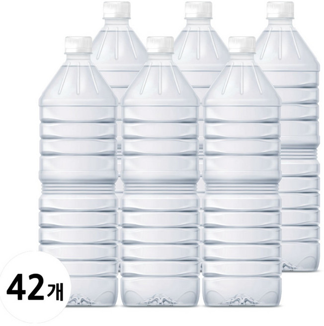 물하나 eco 생수 무라벨, 42개, 1L