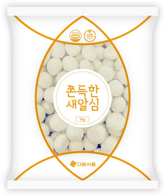 다림 찹쌀새알심/찹쌀옹심이/새알팥죽/새알동지팥죽, 1kg, 10개