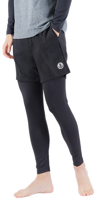 어썸블리 남자 워터레깅스 반바지 일체형 빅사이즈 남성 스윔 비치 팬츠