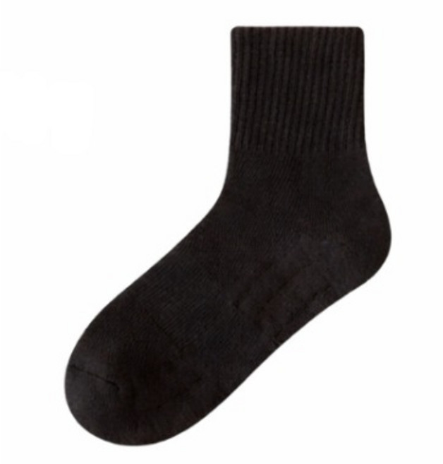 쿠션양말 중목양말 발바닥패드 통기성 스포츠 발편한 데일리 7켤레