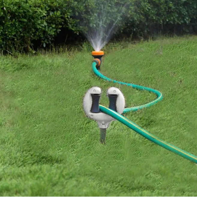 정원호스가드 호스거치대 스프링쿨러 회전 지지대 텃밭 말뚝 잔디 물뿌리개 원예도구 가든소품 말뚝형 물분사기, 1개