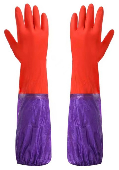 모드놀리 롱밴드 겨울 세차 김장 고무장갑, 단색, FREE(one size), 3개