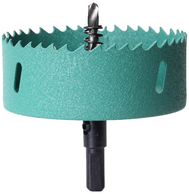 마인드재뉴에어리 바이메탈 원형 철판 목재 석고 pvc 플라스틱 금속 목공 홀쏘, 95, 1개