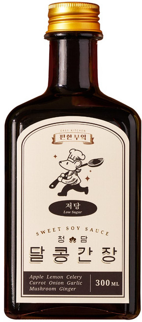 (저당) 국산 수제 저염 만능 맛간장 달콩간장 저당, 1개, 300ml