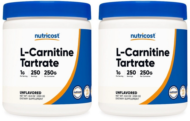 뉴트리코스트 L-카르니틴 타르트레이트 250g 2병, 2개