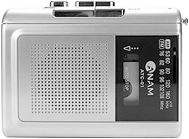 아남ATC-01/02테이프어학기카세트/라디오+찍찍기워크맨, ATC-01(실버)