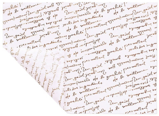 서흥이앤팩 유산지 25x35cm 베이킹포장 식품포장지 쟁반지, 영문 초코, 1개, 500개