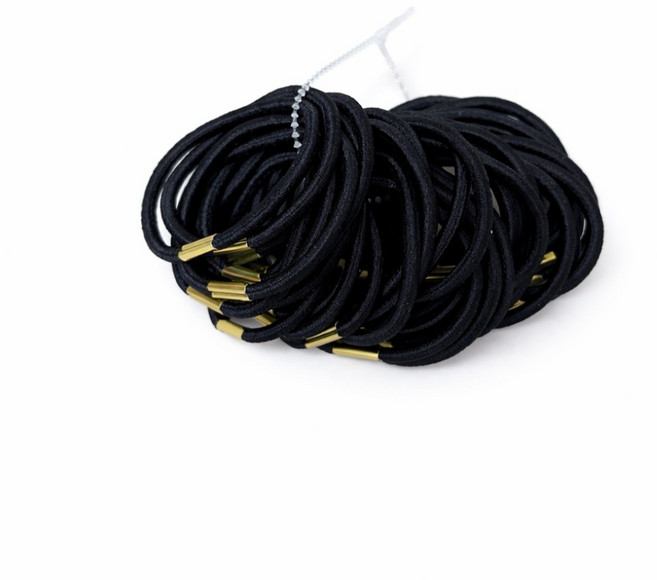 다이소 블랙 머리끈 40개입