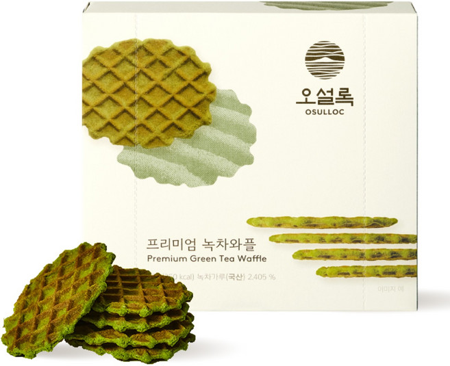 오설록 프리미엄 녹차와플, 72g, 1개