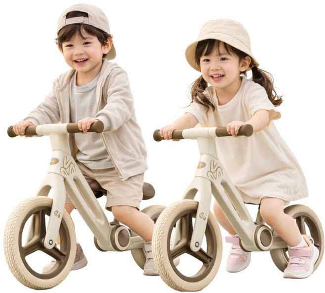 아투케 유아 모던 밸런스 자전거, 1개, 88cm, 카키