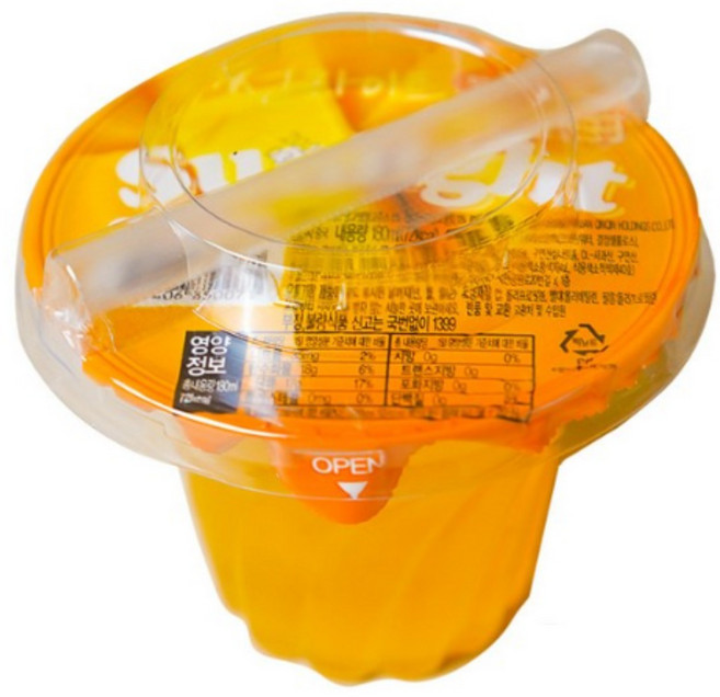 썬라이트 젤리 푸딩 망고 180ml, 4개