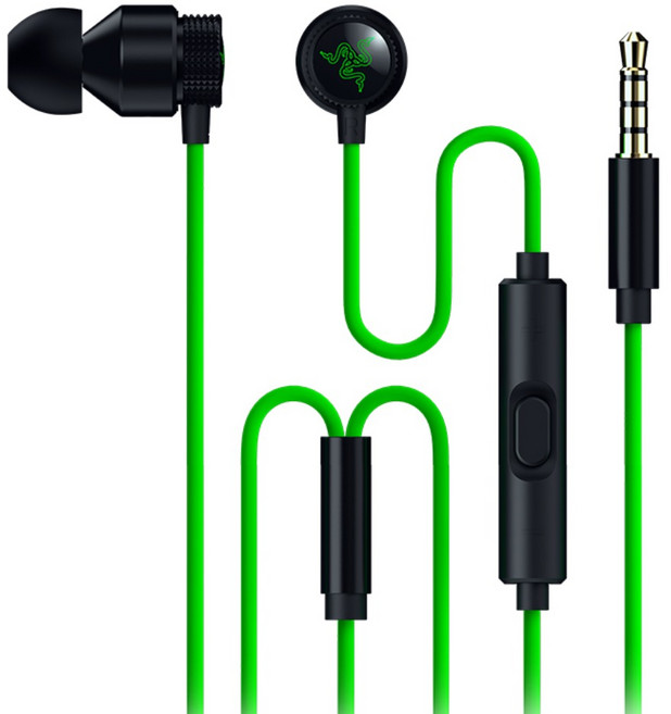 레이저 해머헤드 V3 유선 게이밍 이어폰 줄 꼬임방지, 블랙, 이어폰+클리닝스왑