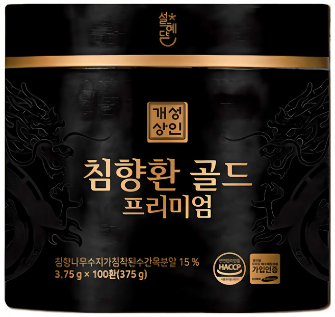 개성상인 침향환 골드 프리미엄, 3.75g, 100개