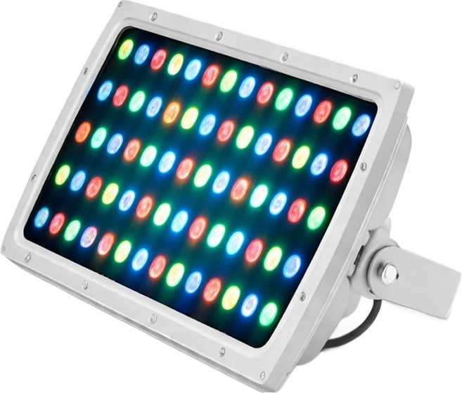[해아람 RGB-100] 사각 LED 컬러 RGB 투광등 100W DC타입 IP67 방수 투광기 24V, 24V 15도, 1개
