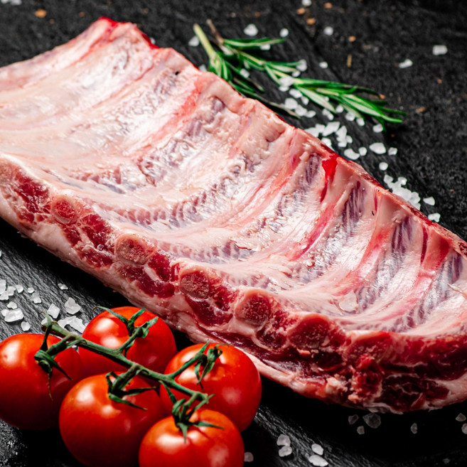 [올팜] 국내산 한돈 등갈비, 3개, 1kg