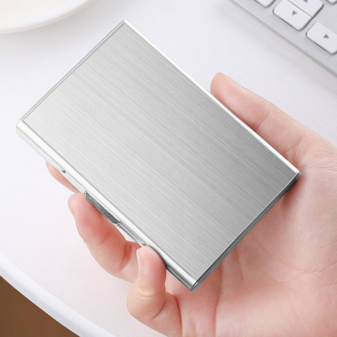 플레흐 아코디언 카드 지갑 메탈 스텐 슬림 케이스