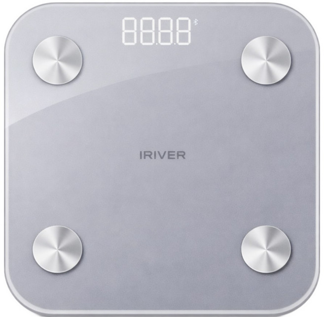 아이리버 스마트 체지방 체중계, 1개, 라이트그레이, SB-H301B