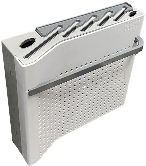 중식칼 안전 칼보관함 싱크대칼꽂이 부착형 거치대, 중식칼 안전 칼보관함(1개), 1개