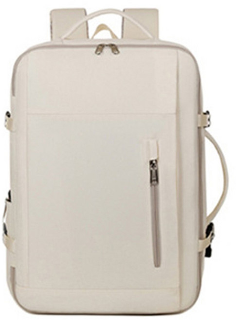 대용량 확장형 노트북 백팩 방수 디자인 비즈니스 및 여행용 백팩 전용 신발 수납공간 및 USB 충전 포트 1개 포함 여성용 백팩 직장인에게 적합