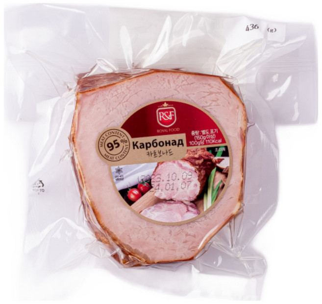 [로얄푸드] 브런치 잠봉뵈르 샐러드 샌드위치 햄 카르보나드 250g, 1개, 250mg