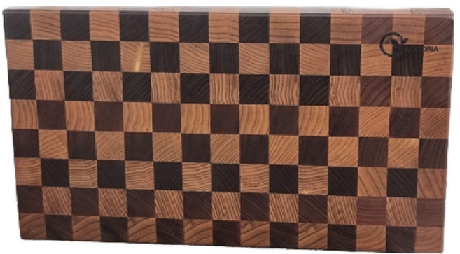 우드리아 나무도마 엔드그레인 캠핑 플레이팅 원목, L